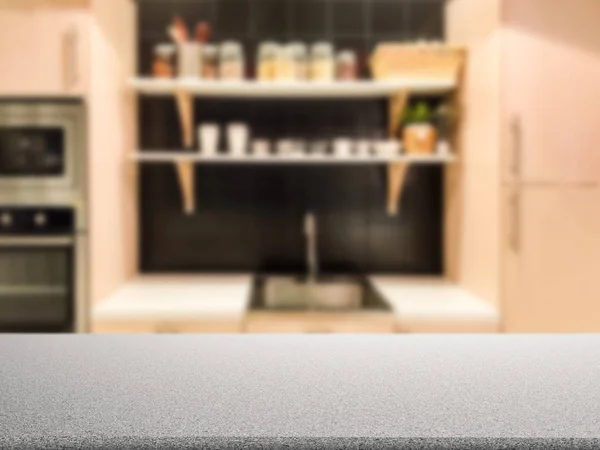 Bancada de granito na cozinha — Fotografia de Stock
