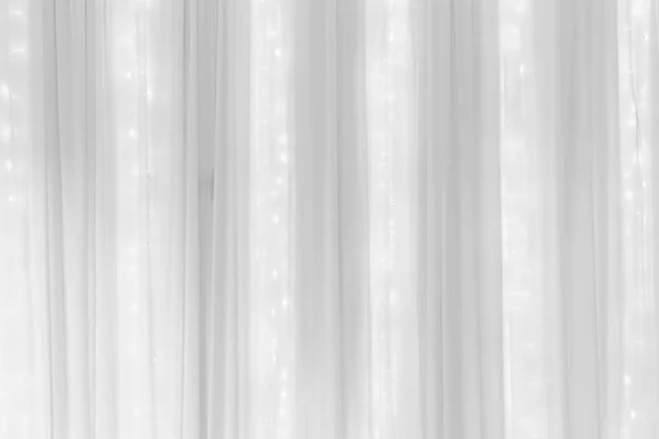 Tela plisada blanca con iluminación —  Fotos de Stock