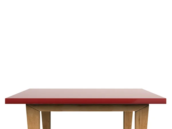 Empty red table — Stock Photo, Image