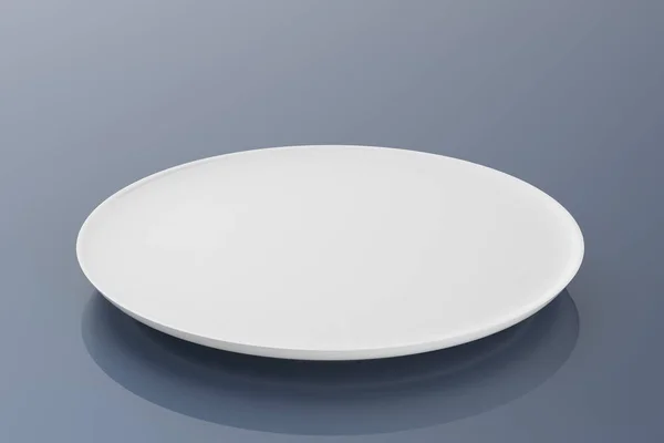空の白い皿 — ストック写真