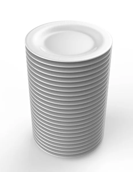 Stack of dishes — Stock Photo, Image