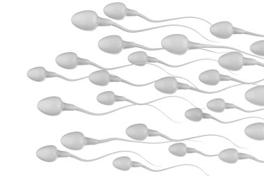 group of sperms clipart