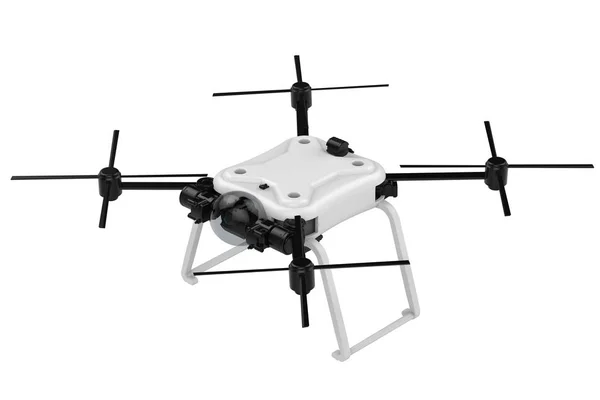 Beyaz dron izole — Stok fotoğraf