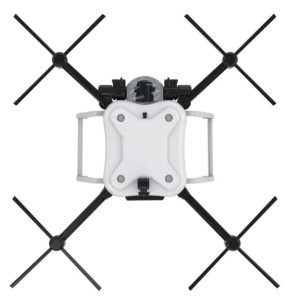 Beyaz dron izole — Stok fotoğraf