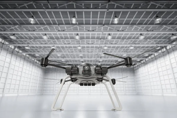 Drone in fabbrica — Foto Stock