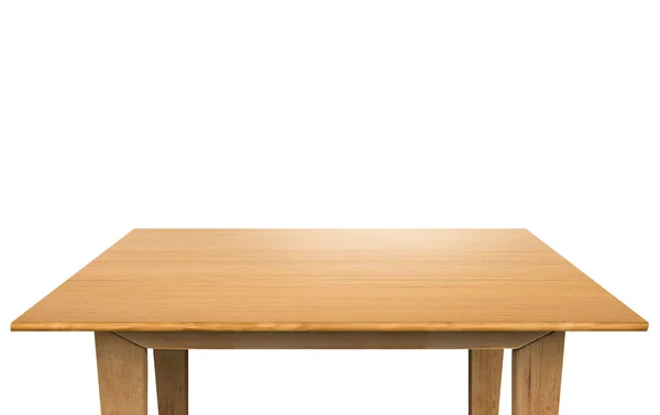 Wooden table isolated — Stock Photo, Image