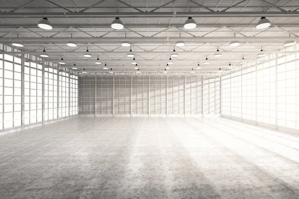 Interior empty factory — Stock Photo, Image