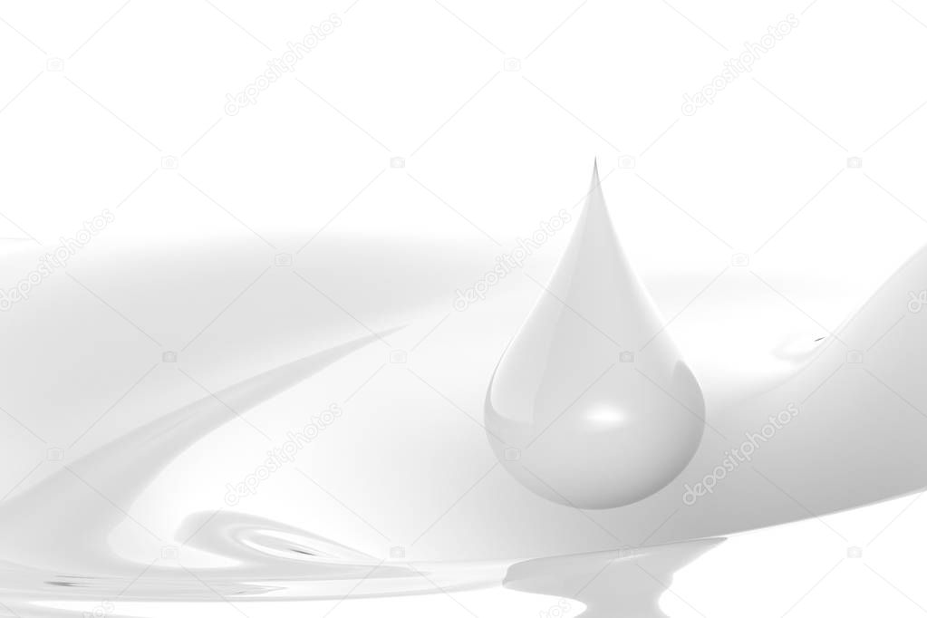 droplet of milk