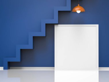 Boş beyaz bir çerçeve