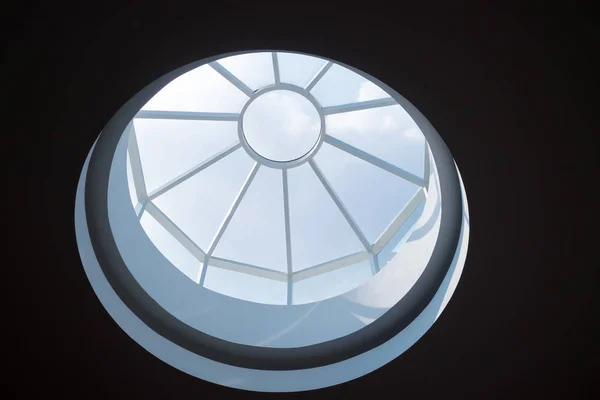 Skylight with blue sky — Stock Photo, Image