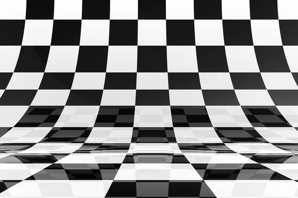 Schwarz-weißer Schachbrett-Hintergrund — Stockfoto