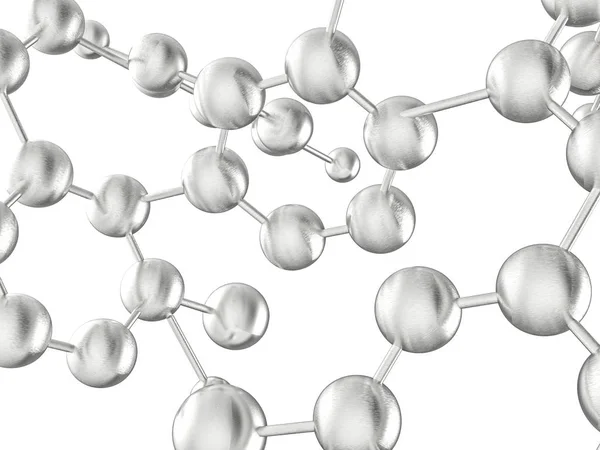 Estructura de molécula de plata — Foto de Stock