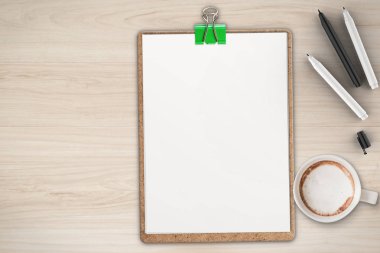 boş Pano Üstten Görünüm