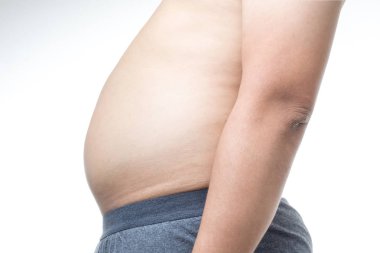 kilolu şişko göbek adamla