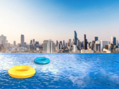 sonsuzluk havuzu yüzme yüzüğü 