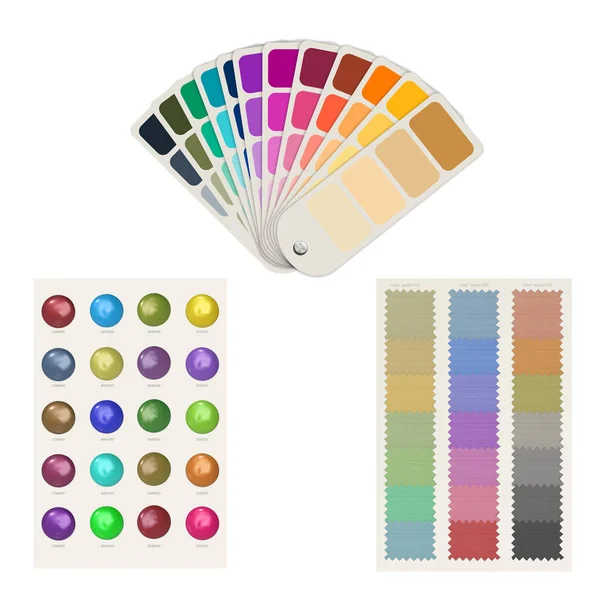 Coleção de amostra de cor — Fotografia de Stock