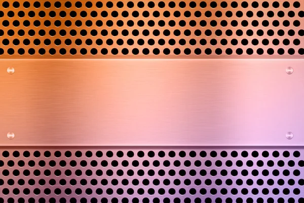 Metal plate background — Stock Photo, Image