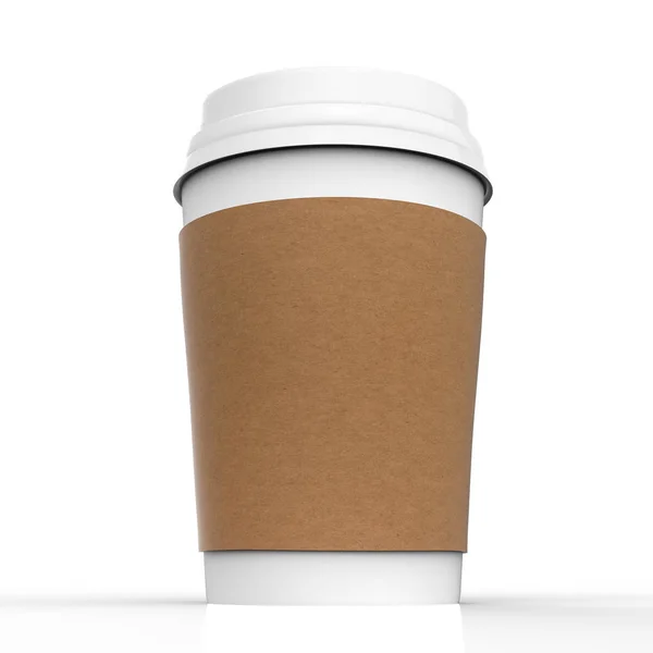 Blank paper coffee cup — Stock Photo, Image