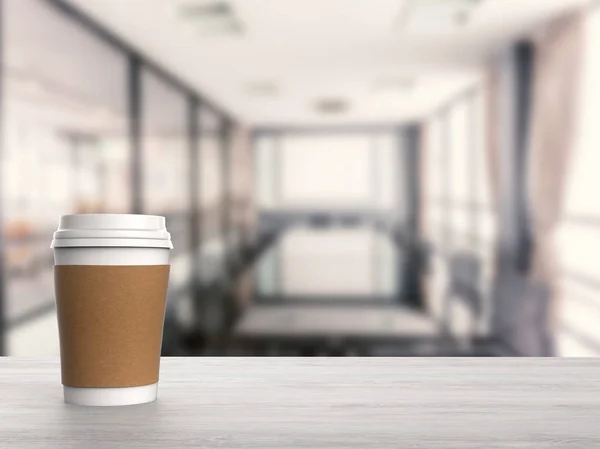 Чиста паперова чашка кави — стокове фото
