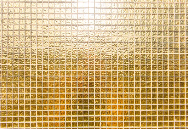 Fondo de azulejo pared dorada — Foto de Stock
