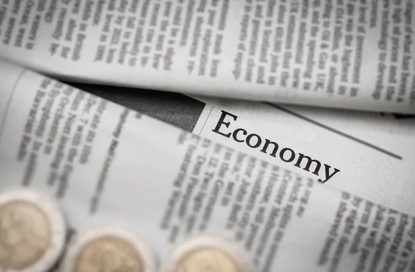 新聞の経済概念 — ストック写真