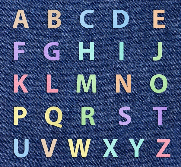 Alphabet a to z — Stock Photo, Image