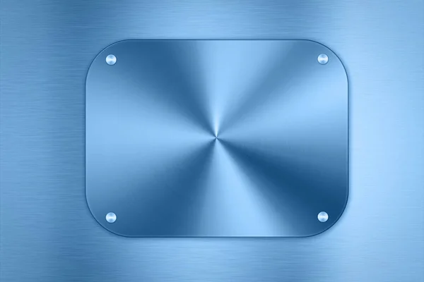 Fondo de placa de metal azul — Foto de Stock