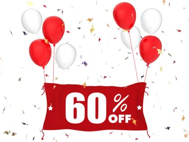 % 60'ı satış afiş kapalı