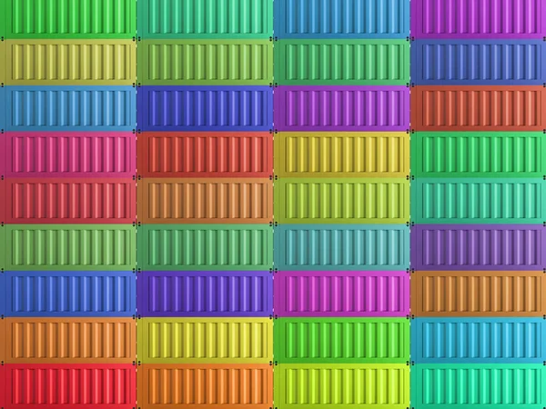 Colorful container background — Stock Photo, Image