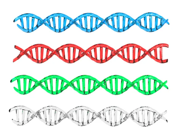 Dna の構造や dna の螺旋形 — ストック写真