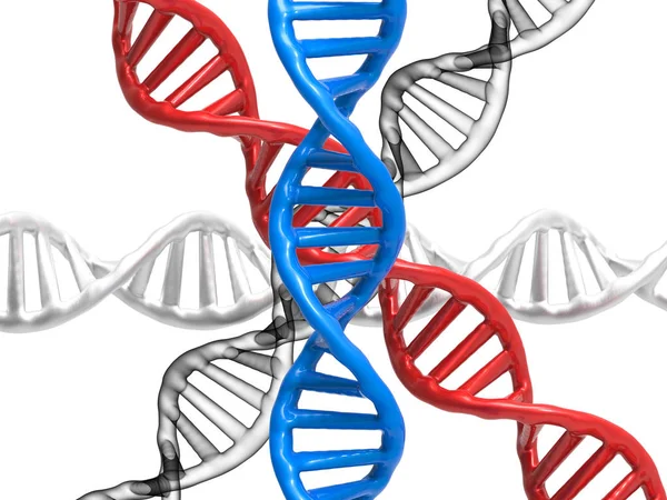 DNA-structuur of dna-helix — Stockfoto