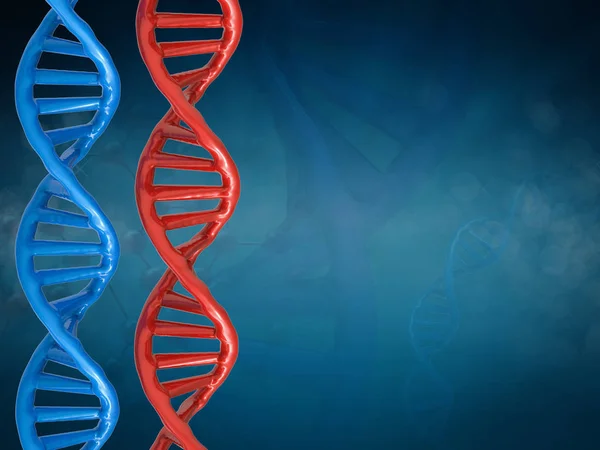ДНК-структура или спираль ДНК — стоковое фото