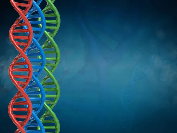 Estructura de ADN o hélice de ADN — Foto de Stock