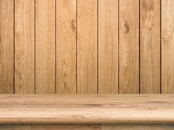 Drewniany blat na podłoże drewniane — Zdjęcie stockowe