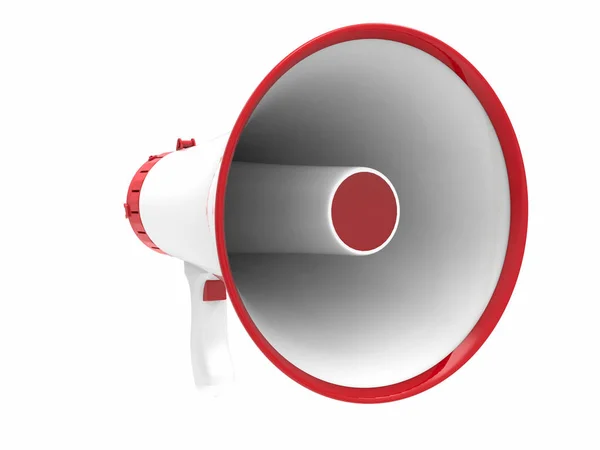 Megaphone isolated on white — Stock Photo, Image