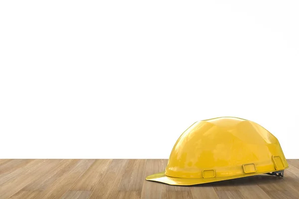 Желтый защитный шлем — стоковое фото