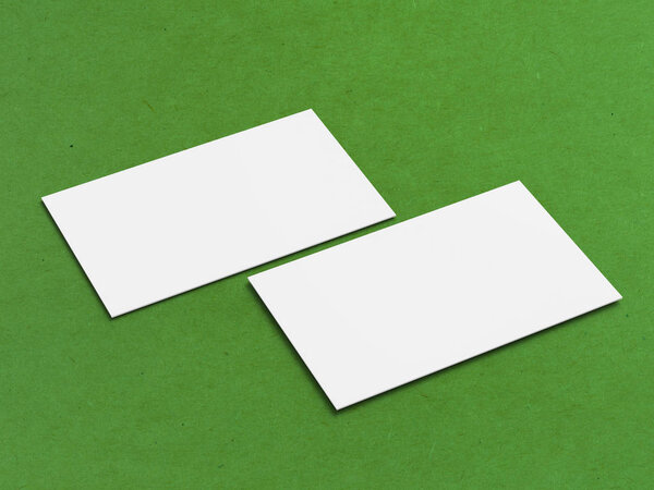 blank name cards front and back