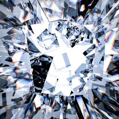 kırık cam arka plan