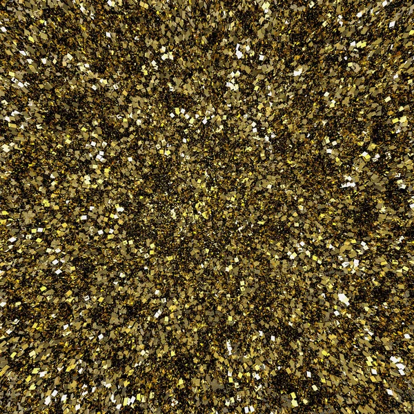 ゴールド フレーク キラキラ背景 — ストック写真