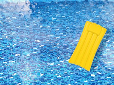 şişme havuz üstten görünüm salda