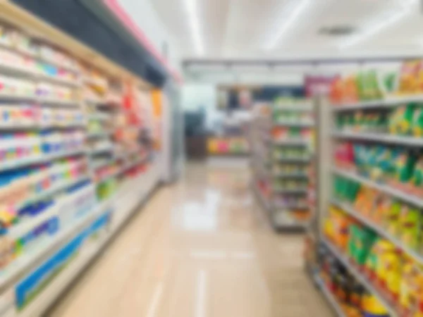 Supermarket blurred background — Stock Photo, Image