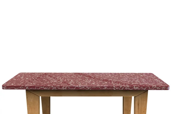 Red granite table — Stock Photo, Image