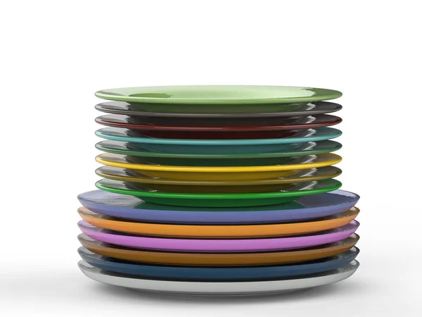 Stack di piatti — Foto Stock