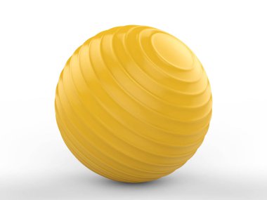 Sarı fitness topu