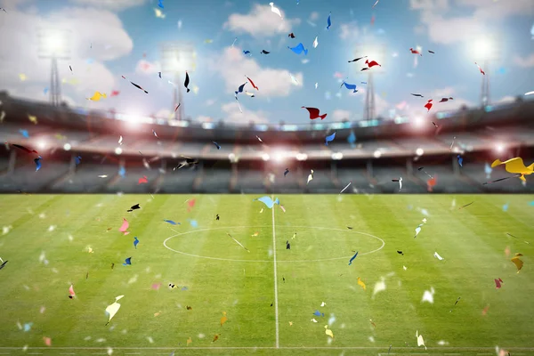 Futbol kutlama arka plan
