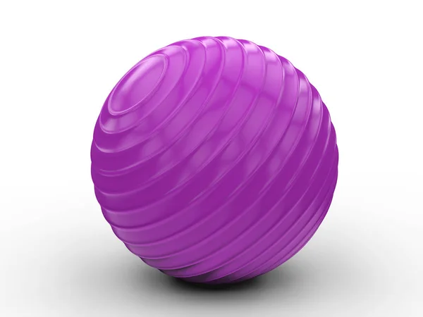 Фиолетовый мяч — стоковое фото
