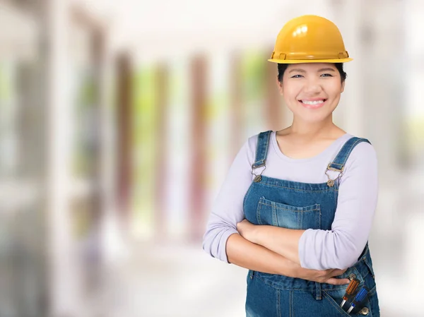 Engineering asian woman — Stock Photo, Image