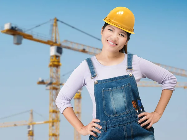 Engineering asian woman — Stock Photo, Image