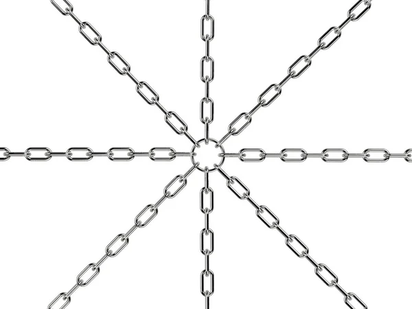 Concepto de conexión de cadena — Foto de Stock