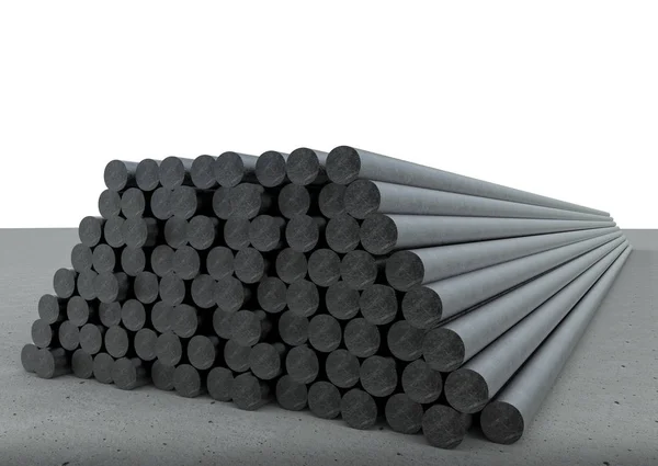 Heap of pipes — Stock Photo, Image